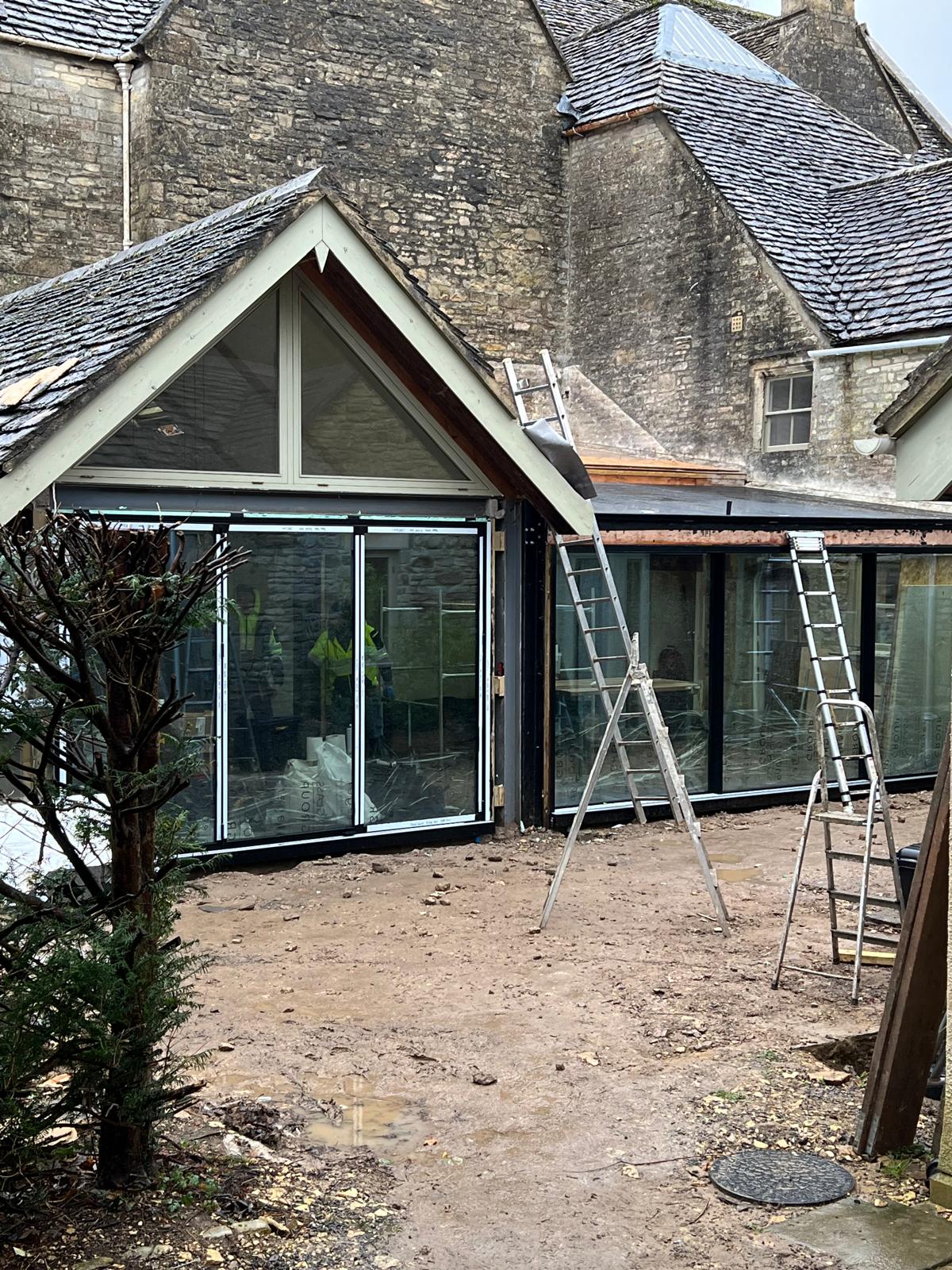 Completed Building Work during view