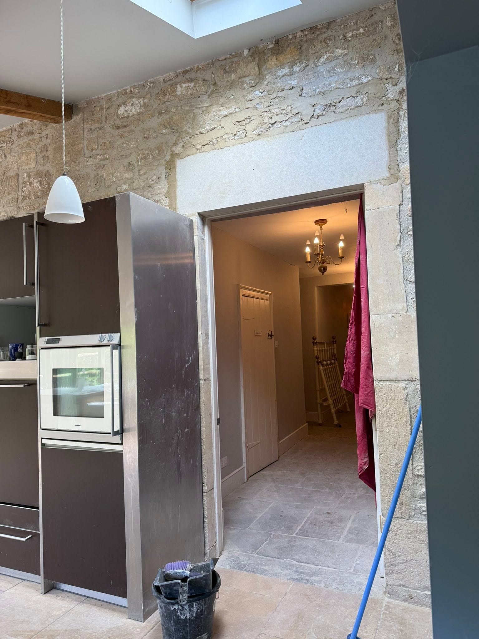 Stone lintel replacement