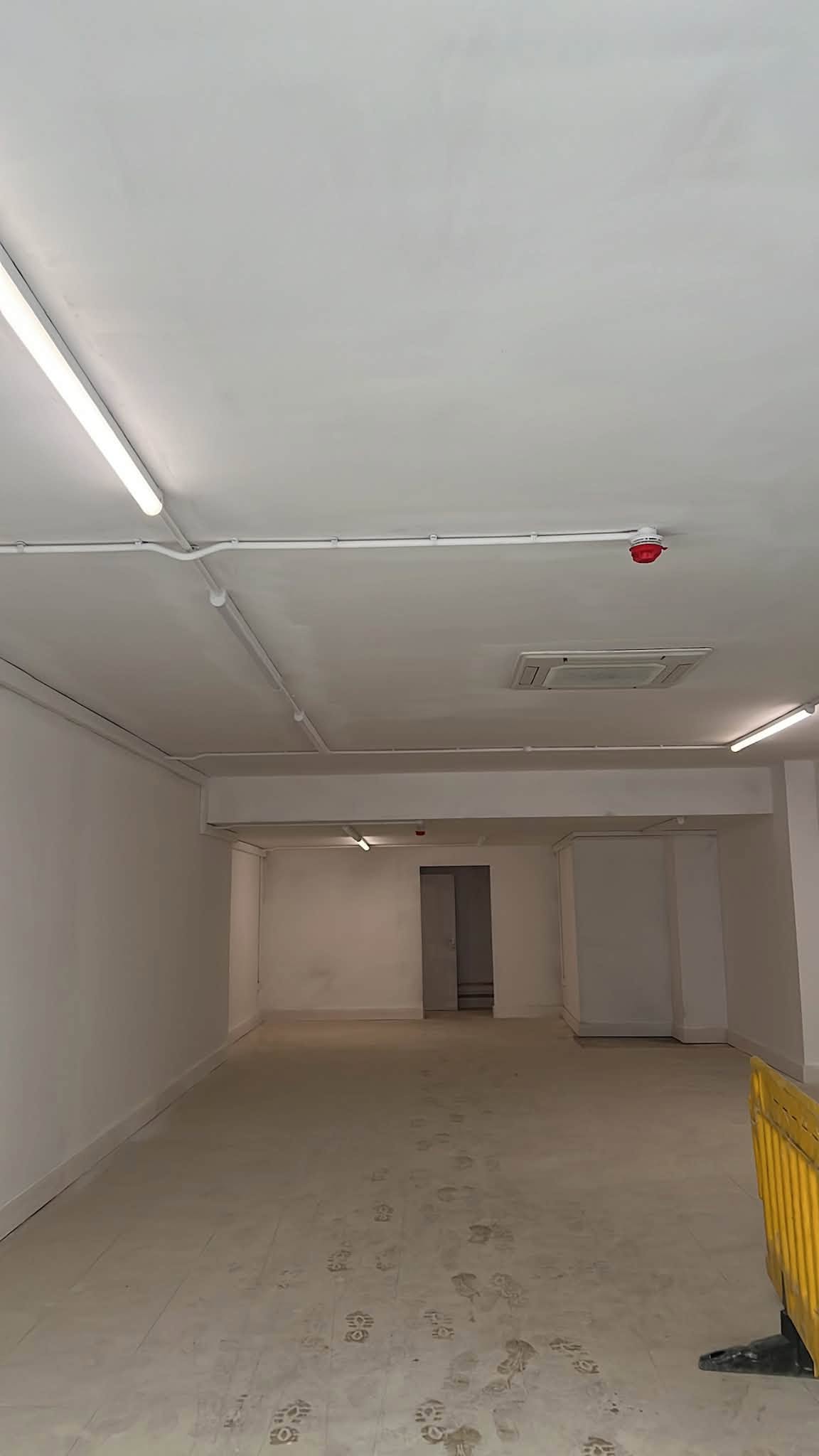 Finished commercial interior after the three-shop fit-out