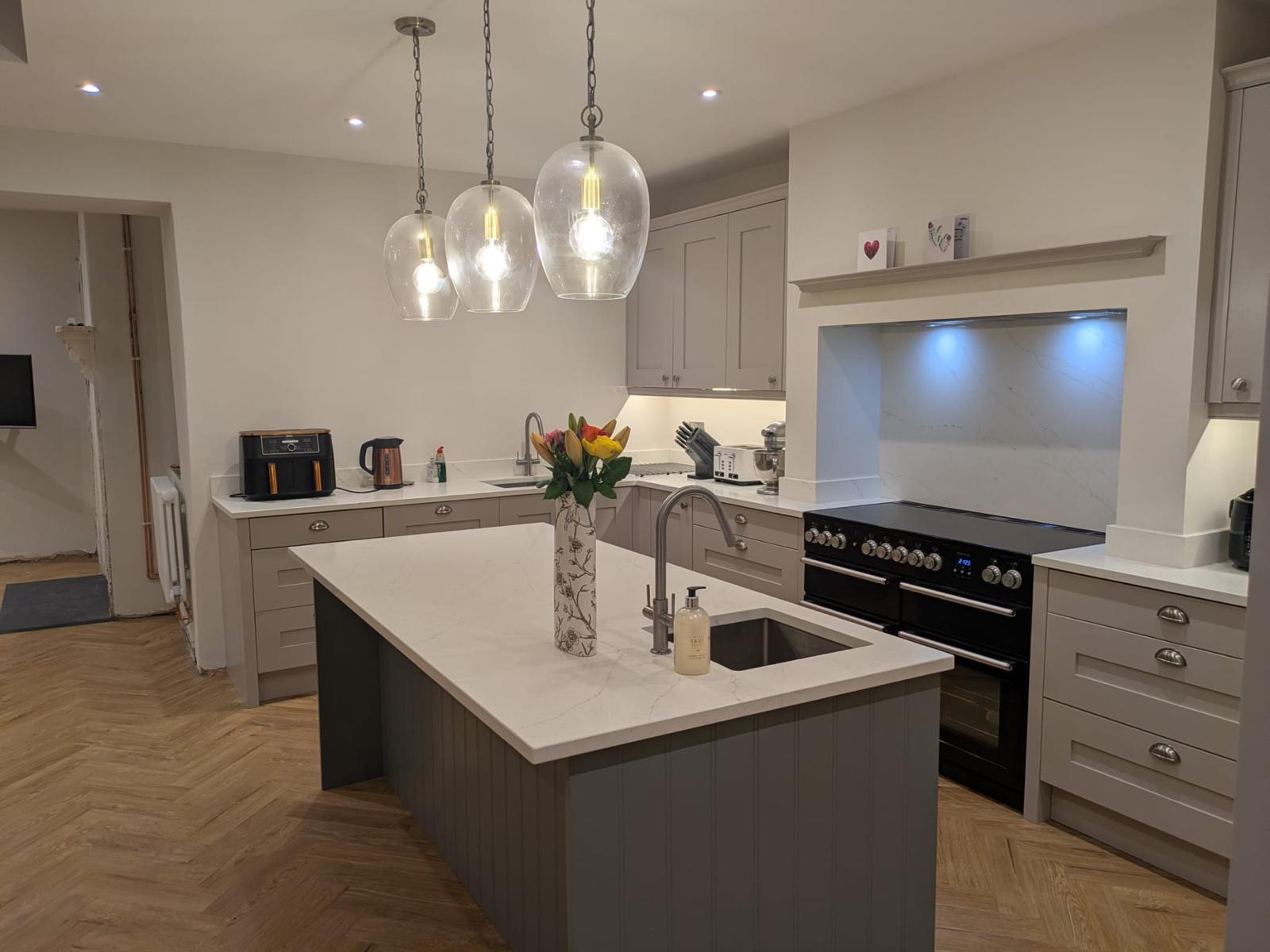 Second finished interior view from an open-plan renovation